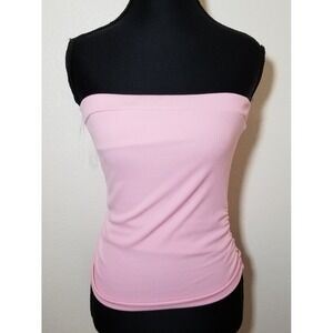Starlett Womens XS Pink Knit Ribbed Tube Top Boho Festival Coachella Hippie NWT